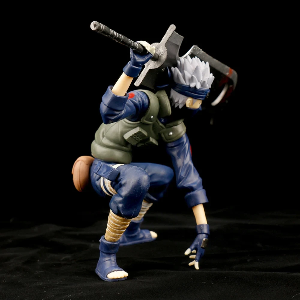 kf S2473fee831e04aa2bb04e30eb51fd126K Hatake Kakashi Figures Anime Naruto Figure NARUTO Action Figure Accessories Car Ornaments Cartoon Kids Toys Cool - Naruto Gifts Store