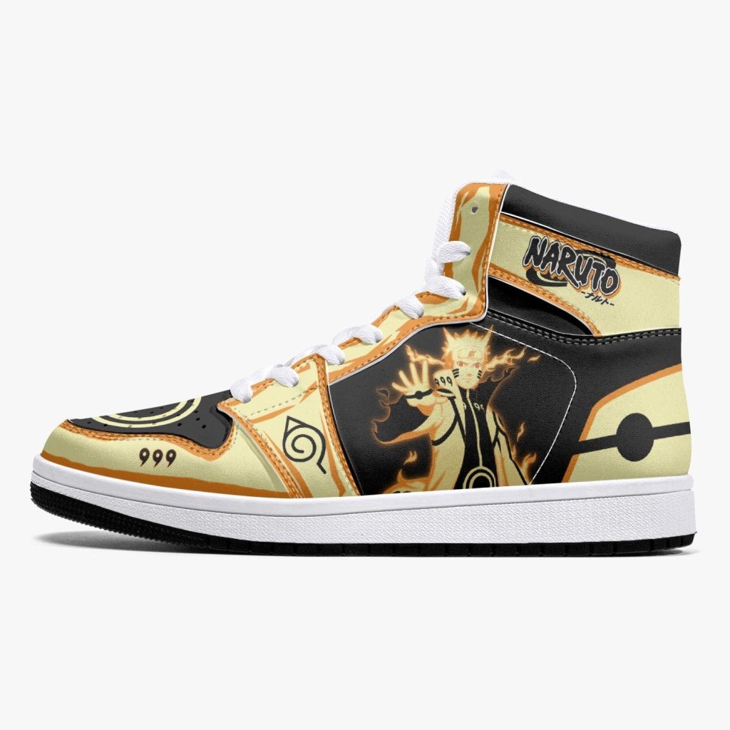 nine tails chakra mode naruto shippuden j force shoes 8 - Naruto Gifts Store