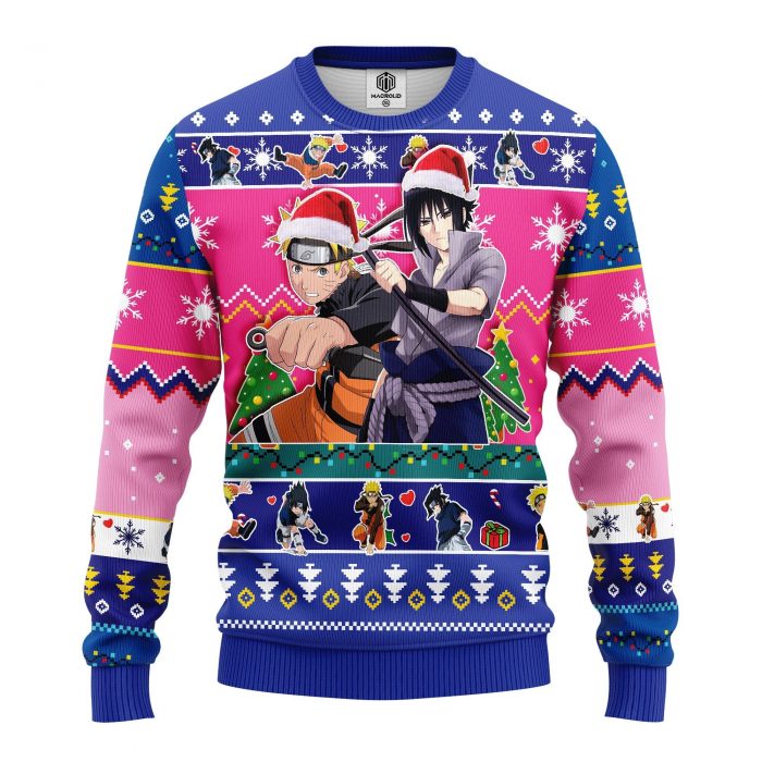 Naruto Sasuke Ugly Christmas Sweater