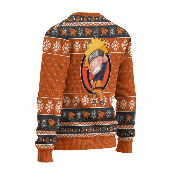 Naruto Uzumaki Anime Ugly Christmas Sweater Naruto Shippuden Xmas Gift 2